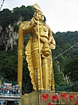 Statue Gott Murugan, Batu Höhlen