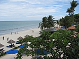 Der Hotellstrand