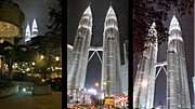 wie zwei Eiszapfen, die Petrona-Towers