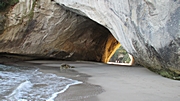 Gezeitenabhängiger Durchgang, Cathedral-Cove