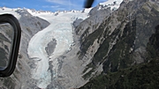 Heliflug: Fanz Josef-Gletscher