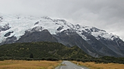 Mt. Cook in Wolken :(
