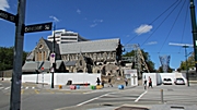 die alte Kirche nach dem Erdbeben