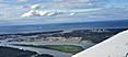 Anflug über polnischem Gebiet