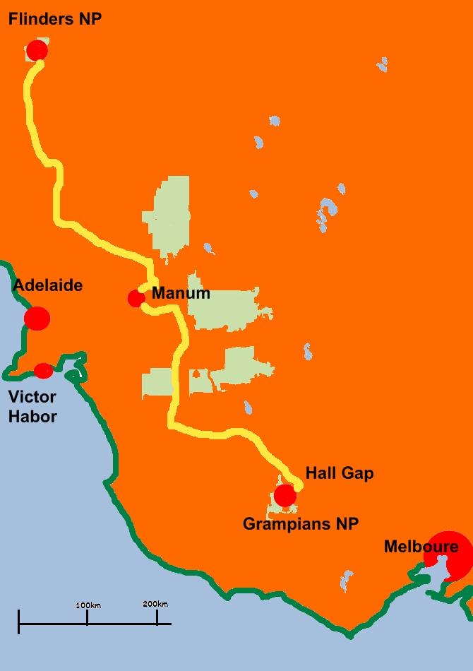 Map Grampians