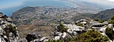 Blick vom Tafelberg auf Cape Town